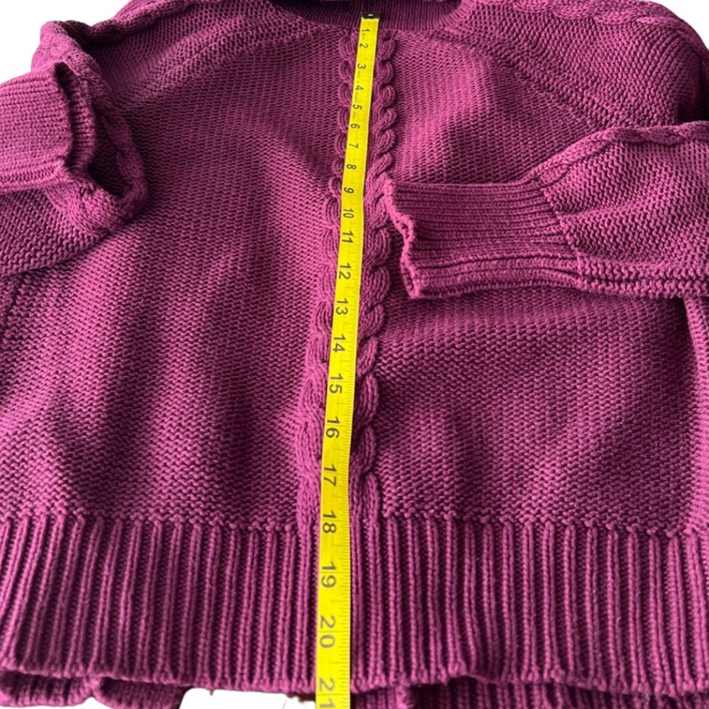 🌸4/$30🌸 Chunky Knit Cowl Neck Cardigan - Picture 6 of 10